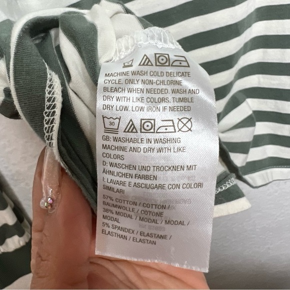 Candace Cameron Bure Striped Long Sleeve Top - Picture 5 of 7